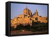 St. Paul's Cathedral and City Walls, Mdina, Malta, Mediterranean, Europe-Stuart Black-Framed Stretched Canvas