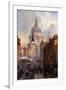 St. Paul's Cathedral and Ludgate Hill, London, England-John O'connor-Framed Giclee Print