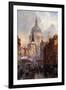 St. Paul's Cathedral and Ludgate Hill, London, England-John O'connor-Framed Giclee Print