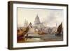 St. Paul's Cathedral and the City of London, England-George Chambers-Framed Giclee Print