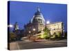 St. Paul's Cathedral at Night, London, England, United Kingdom, Europe-Stuart Black-Stretched Canvas