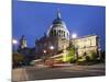 St. Paul's Cathedral at Night, London, England, United Kingdom, Europe-Stuart Black-Mounted Photographic Print