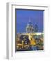 St Paul's Cathedral at night, London-Pawel Libera-Framed Photographic Print