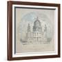 St Paul's Cathedral, C.1790-Thomas Girtin-Framed Giclee Print