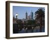 St. Paul's Cathedral, City Centre and Yarra River at Dusk, Melbourne, Victoria, Australia, Pacific-Nick Servian-Framed Photographic Print