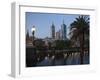 St. Paul's Cathedral, City Centre and Yarra River at Dusk, Melbourne, Victoria, Australia, Pacific-Nick Servian-Framed Photographic Print