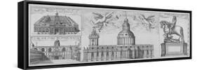 St Paul's Cathedral, City of London, 1710-null-Framed Stretched Canvas