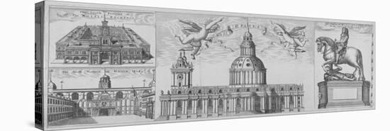 St Paul's Cathedral, City of London, 1710-null-Stretched Canvas