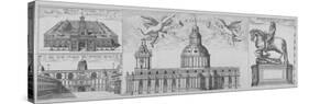 St Paul's Cathedral, City of London, 1710-null-Stretched Canvas