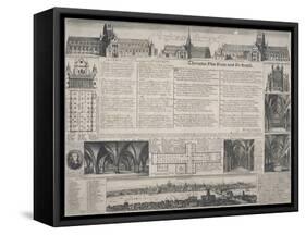 St Paul's Cathedral, City of London, 1725-David Loggan-Framed Stretched Canvas