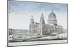 St Paul's Cathedral, City of London, 1755-NJB de Poilly-Mounted Giclee Print