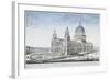 St Paul's Cathedral, City of London, 1755-NJB de Poilly-Framed Giclee Print