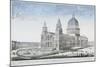 St Paul's Cathedral, City of London, 1755-NJB de Poilly-Mounted Giclee Print