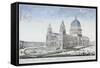 St Paul's Cathedral, City of London, 1755-NJB de Poilly-Framed Stretched Canvas