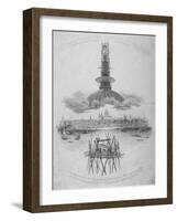 St Paul's Cathedral, City of London, 1822-Samuel Rawle-Framed Giclee Print