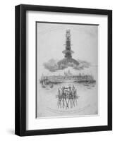 St Paul's Cathedral, City of London, 1822-Samuel Rawle-Framed Giclee Print