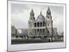 St Paul's Cathedral, City of London, 1851-Thomas Picken-Mounted Giclee Print