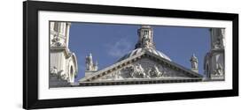 St. Paul's Cathedral, City of London, London. Upper Entrance Pediment and Statues-Richard Bryant-Framed Photographic Print