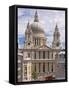 St. Paul's Cathedral Designed by Sir Christopher Wren, London, England, United Kingdom, Europe-Walter Rawlings-Framed Stretched Canvas