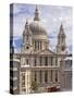 St. Paul's Cathedral Designed by Sir Christopher Wren, London, England, United Kingdom, Europe-Walter Rawlings-Stretched Canvas