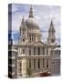 St. Paul's Cathedral Designed by Sir Christopher Wren, London, England, United Kingdom, Europe-Walter Rawlings-Stretched Canvas