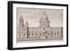 St Paul's Cathedral Exterior, C1750-Nathaniel Parr-Framed Giclee Print