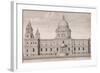 St Paul's Cathedral Exterior, C1750-Nathaniel Parr-Framed Giclee Print