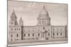 St Paul's Cathedral Exterior, C1750-Nathaniel Parr-Mounted Giclee Print