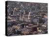 St. Paul's Cathedral from Above, London, England, United Kingdom, Europe-Charles Bowman-Stretched Canvas