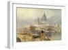 St. Paul's Cathedral from Blackfriars Bridge-David Roberts-Framed Giclee Print