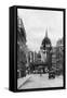 St Paul's Cathedral from Fleet Street on a Sunday, London, C1930S-null-Framed Stretched Canvas