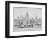 St Paul's Cathedral from Southwark Bridge, City of London, 1835-null-Framed Giclee Print