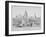 St Paul's Cathedral from Southwark Bridge, City of London, 1835-null-Framed Premium Giclee Print