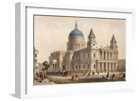 St. Paul's Cathedral from the North West-Thomas Hosmer Shepherd-Framed Giclee Print