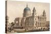 St. Paul's Cathedral from the North West-Thomas Hosmer Shepherd-Stretched Canvas