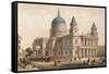 St. Paul's Cathedral from the North West-Thomas Hosmer Shepherd-Framed Stretched Canvas