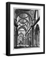 St. Paul's Cathedral, Historical Artwork-Middle Temple Library-Framed Photographic Print