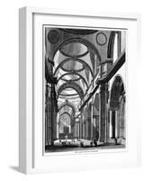 St. Paul's Cathedral, Historical Artwork-Middle Temple Library-Framed Photographic Print