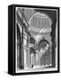 St. Paul's Cathedral, Historical Artwork-Middle Temple Library-Framed Stretched Canvas