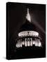 St. Paul's Cathedral in London Lit up at Night for Victory Day Celebrations, June 1946-null-Stretched Canvas