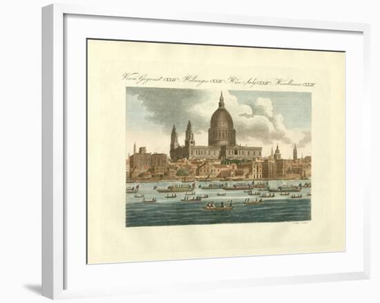 St. Paul's Cathedral in London-null-Framed Giclee Print