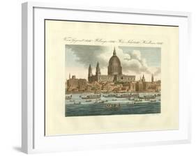 St. Paul's Cathedral in London-null-Framed Giclee Print