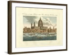 St. Paul's Cathedral in London-null-Framed Giclee Print