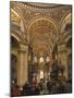 St. Paul's Cathedral Interior, London, England, United Kingdom, Europe-Nigel Blythe-Mounted Photographic Print