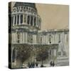 St. Paul's Cathedral, Late Autumn-Susan Brown-Stretched Canvas