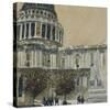 St. Paul's Cathedral, Late Autumn-Susan Brown-Stretched Canvas