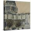 St. Paul's Cathedral, Late Autumn-Susan Brown-Stretched Canvas