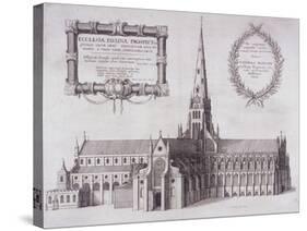 St Paul's Cathedral, London, 1657-Wenceslaus Hollar-Stretched Canvas