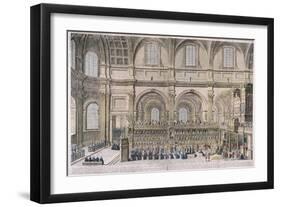 St Paul's Cathedral, London, 1706-Robert Trevitt-Framed Premium Giclee Print