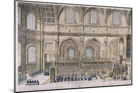 St Paul's Cathedral, London, 1706-Robert Trevitt-Mounted Giclee Print